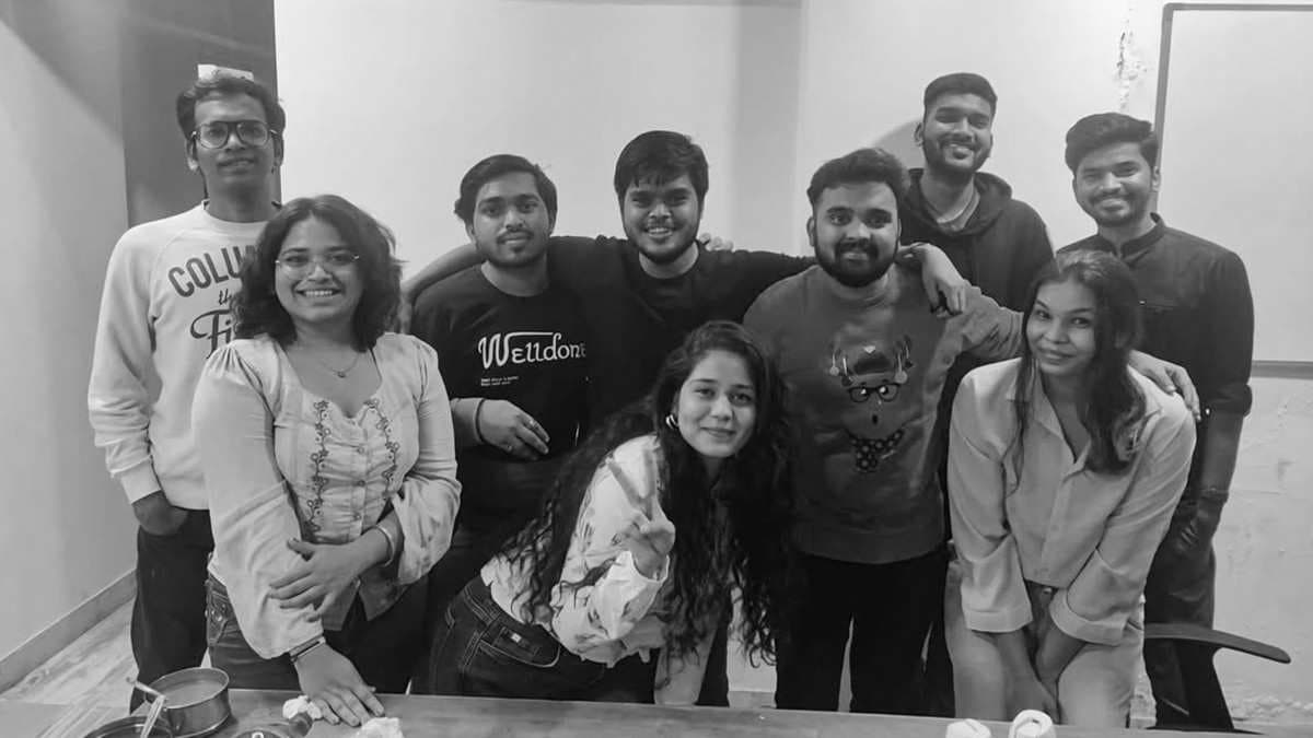 Team gathering — late-night vibes.