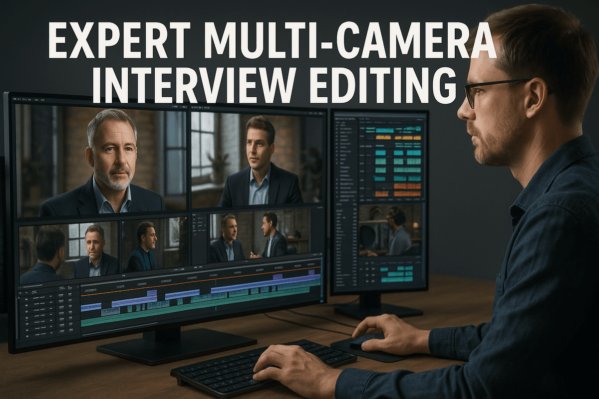 Expert Multi-Camera Interview Editing